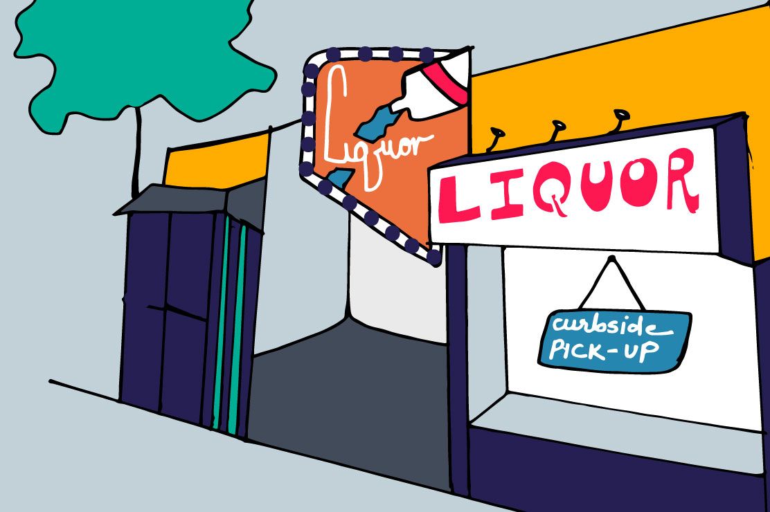 Photo for: Liquor Stores Offering Phone Orders And Curb-Side Pickup To Customers